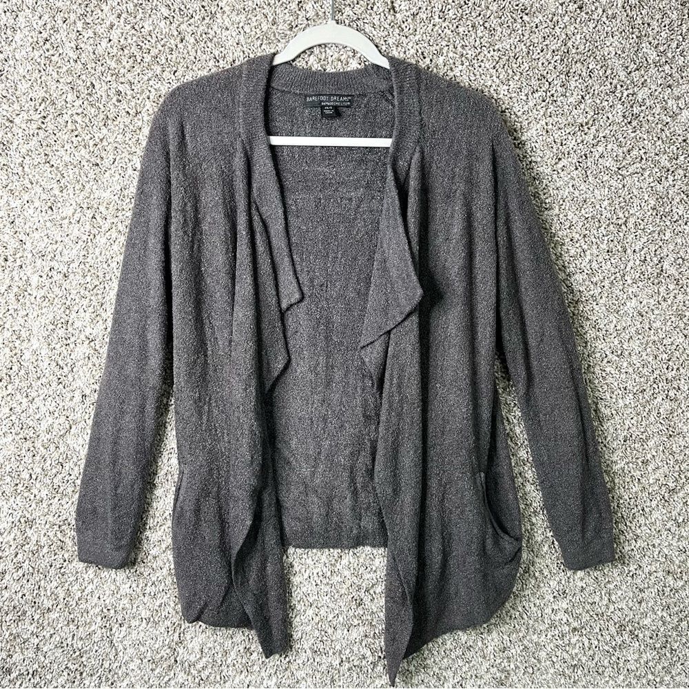 Barefoot Dreams Cardigan Sweater Women’s XS/S Bamboo Chic Lite Knit One Mile‎